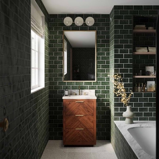 Marilyn Woodgrain 24" Single Vanity without Top