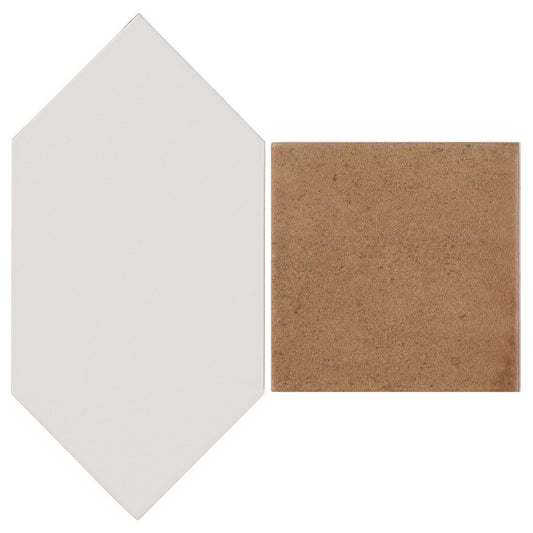 White Picket Terracotta Square (KIT ONLY) 4X8 Polished