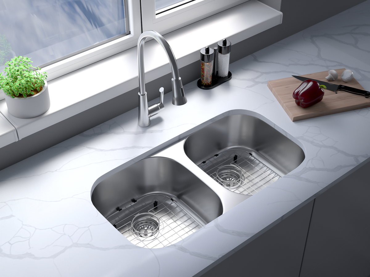 Sink 50/50 (Double Bowl) Stainless Steel
