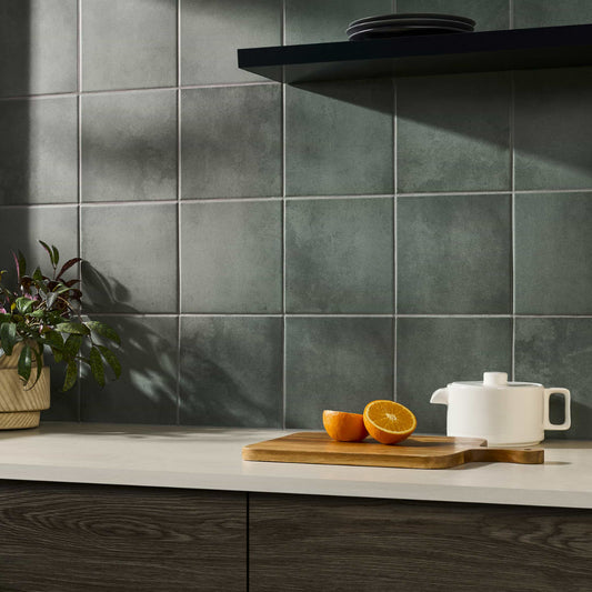 GeoPrism Cement Meadow Green 8X8 Matte