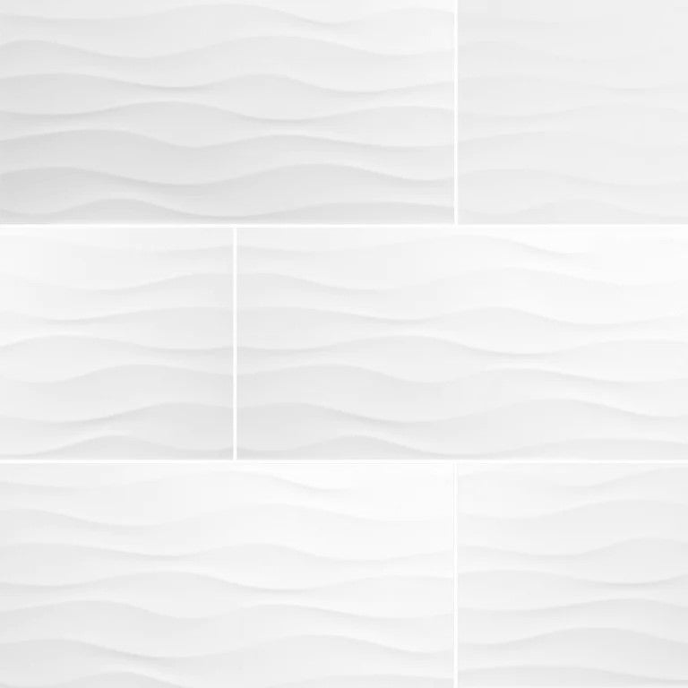 Wavy White 12x24