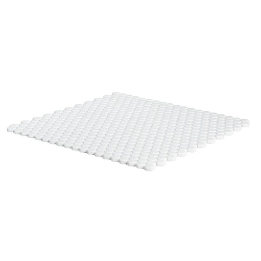 White 5/8 Hexagon