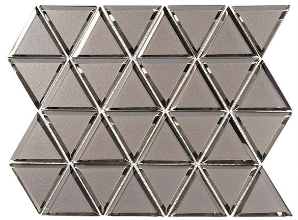 White 3x3 Triangle Mosaic
