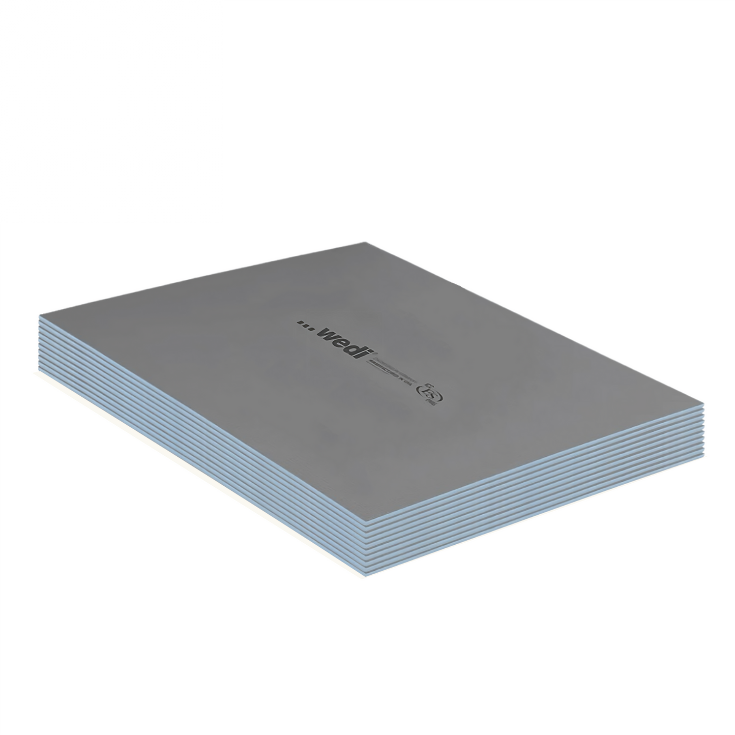 Wedi Waterproofing Extruded Polystyrene Cement Resin Coated Boards w/ Fiberglass Mesh 48" x 32" x ½" With Heat Insulation for Shower Wall & Floor