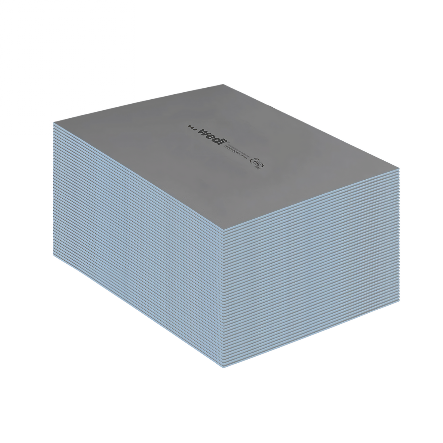 Wedi Waterproofing Extruded Polystyrene Cement Resin Coated Boards w/ Fiberglass Mesh 48" x 32" x ½" With Heat Insulation for Shower Wall & Floor