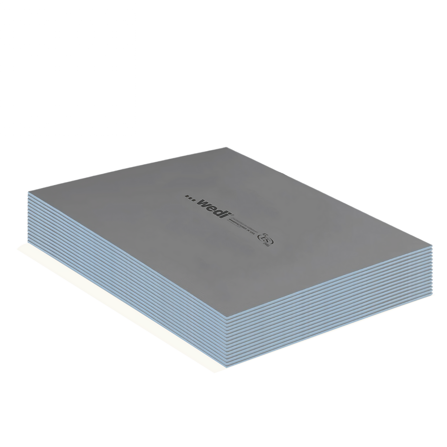 Wedi Waterproofing Extruded Polystyrene Cement Resin Coated Boards w/ Fiberglass Mesh 48" x 32" x ½" With Heat Insulation for Shower Wall & Floor