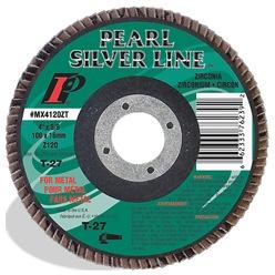 MX4540ZT Silver Line™ Zirconia Maxidisc™ Flap Disc for Metal/Stainless Steel (10 Pack)