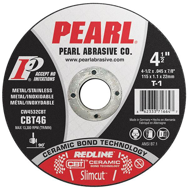 CW0632CBT SlimCut™ Redline CBT Ceramic Bond Technology Thin Cut-Off Wheel (25 Pack)