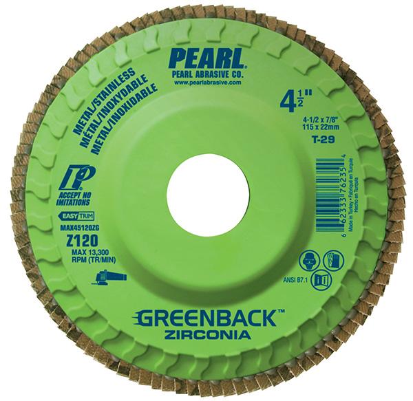 MAX4540ZG Greenback™ Zirconia Maxidisc™ Trimmable Flap Disc (10 Pack)