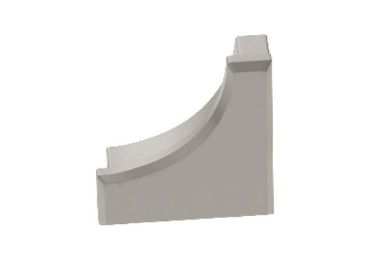 Aluminum Trim End Cap Matte