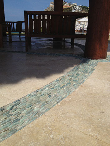Sea Green Stacked Pebble