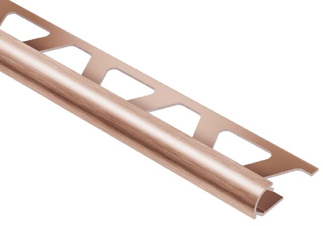Brushed Copper Rounded Edge 3/8" 8ft 2in