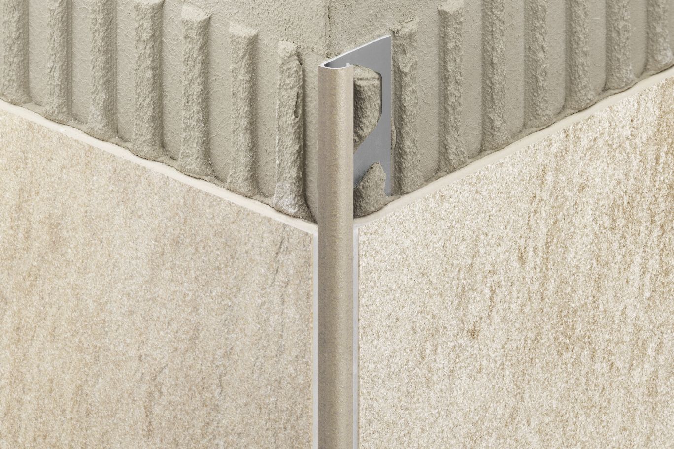 Brushed Copper Rounded Edge 3/8" 8ft 2in