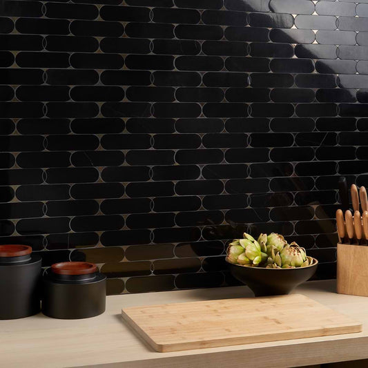 Nero Golden- Black Jade, Gold Polished