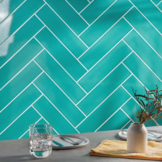Retouch Teal Crackle Flat 4.5X18 Polished (discontinued)