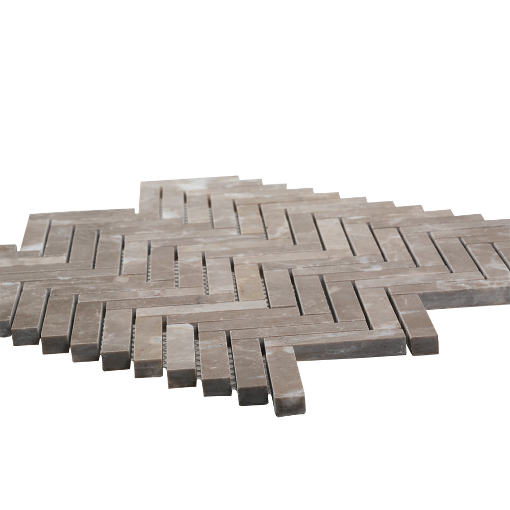 Suede Herringbone Styx 11x11