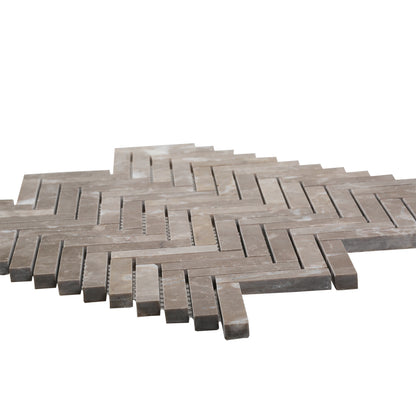 Suede Herringbone Styx 11x11