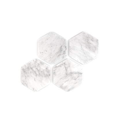 Classic Statuario Hexagon 8x9