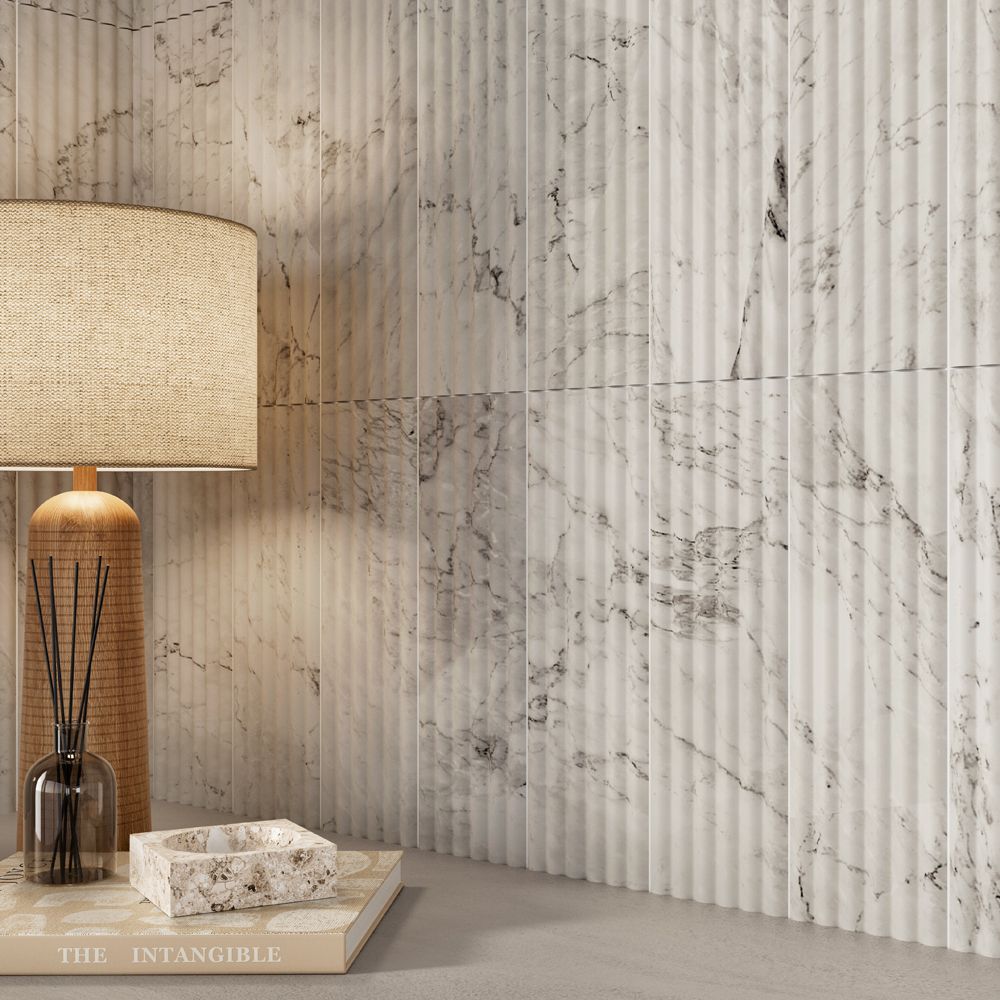 Classic Statuario Fluted 6x18