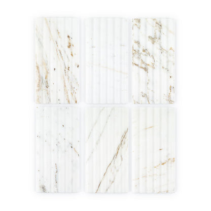 Calacatta Oro Fluted 6x12