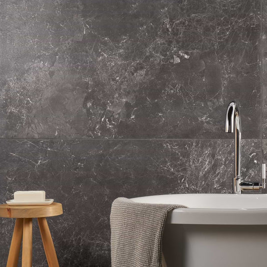 Nero 24X48 Semi-Polished