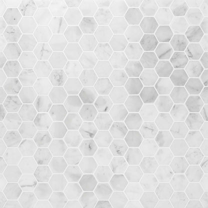 Carrara 2" Hex Polished