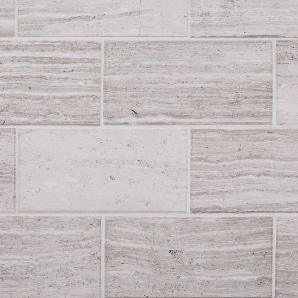 Global Grey Beveled 3x6