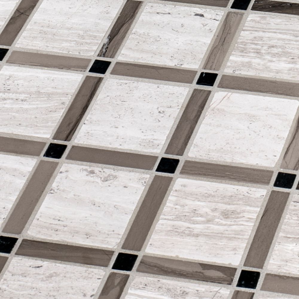 Sleek C (Grey/Taupe) Sleek 12x12