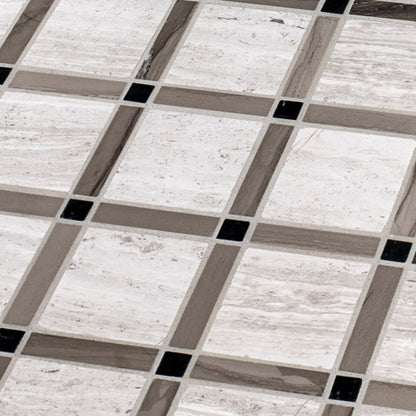 Sleek C (Grey/Taupe) Sleek 12x12