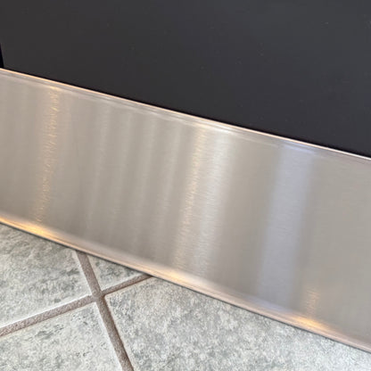 Brushed Stainless Steel Base 6-3/8" 8ft 2in