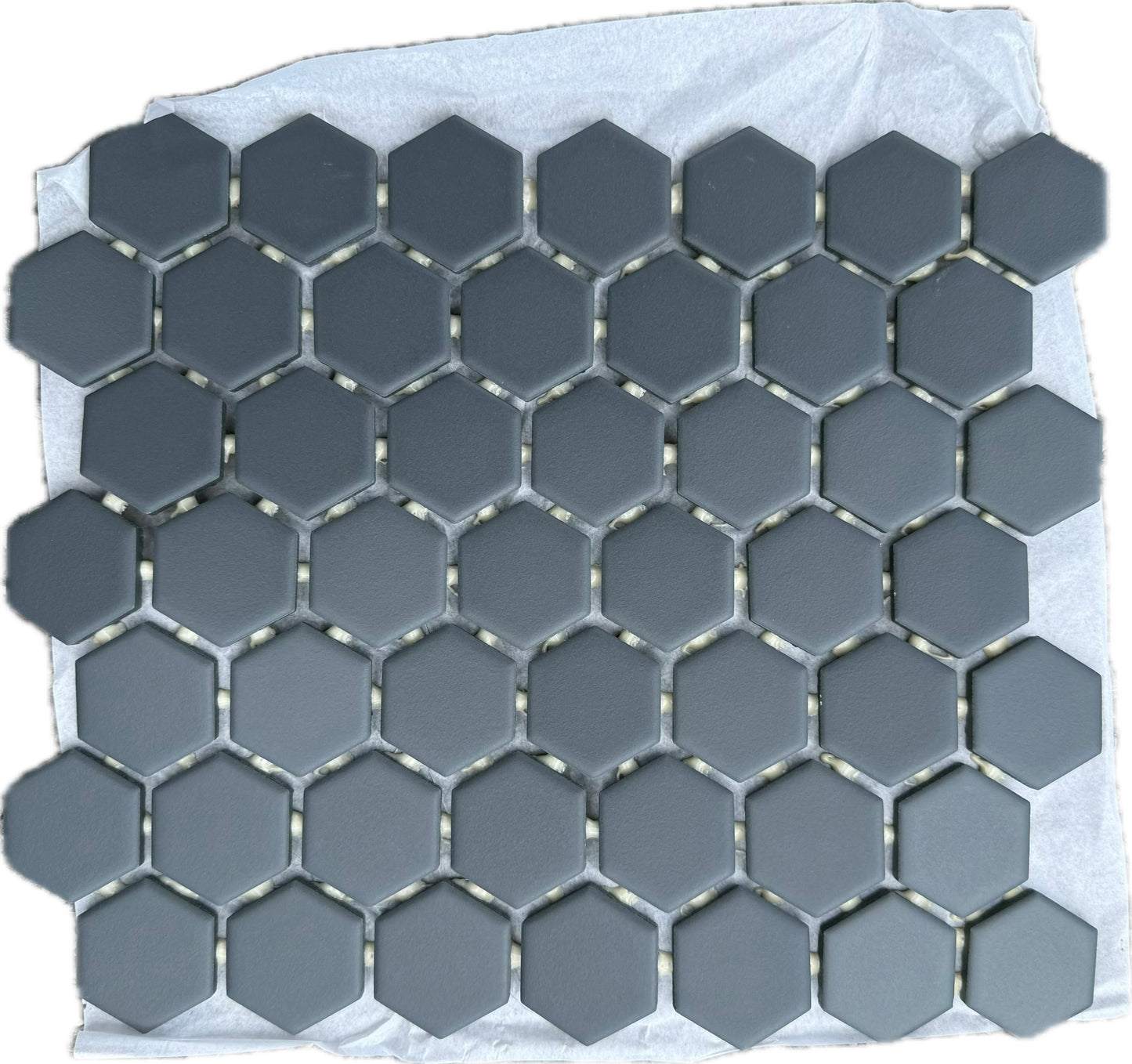 Chalkboard Hexagon 1½" Matte