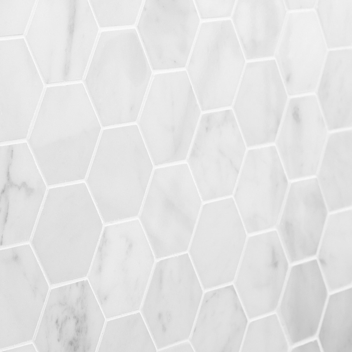Carrara 2" Hex Polished