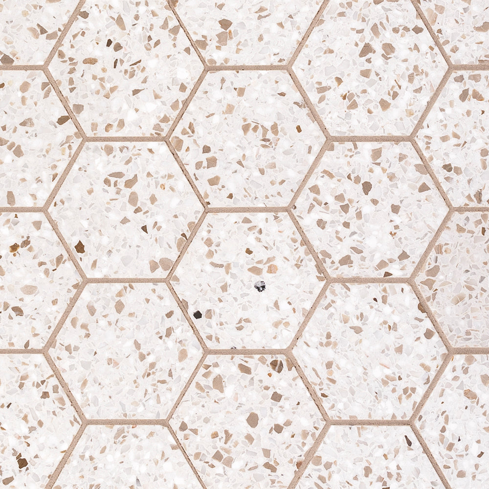 Bourbon 3" Hexagon 10x12