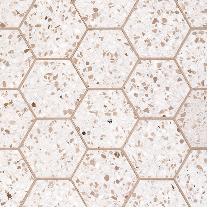 Bourbon 3" Hexagon 10x12