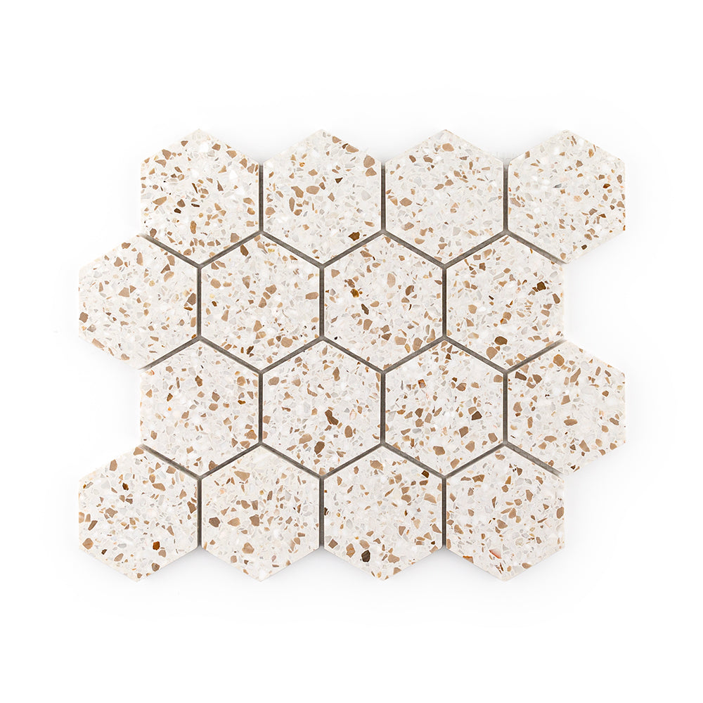 Bourbon 3" Hexagon 10x12