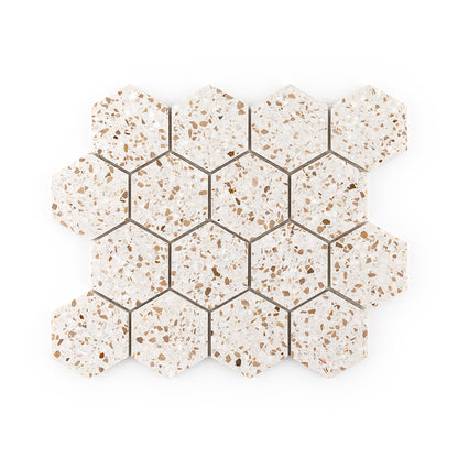 Bourbon 3" Hexagon 10x12