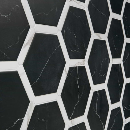 Nero Black 9" Hex Matte