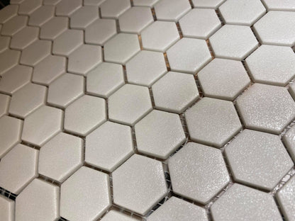 Alabaster Hexagon 1x1