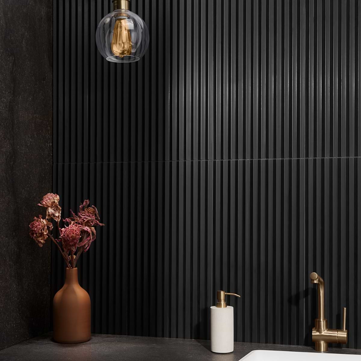 Nero Dimensional 12X24 Satin