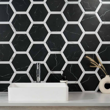 Nero Black 9" Hex Matte