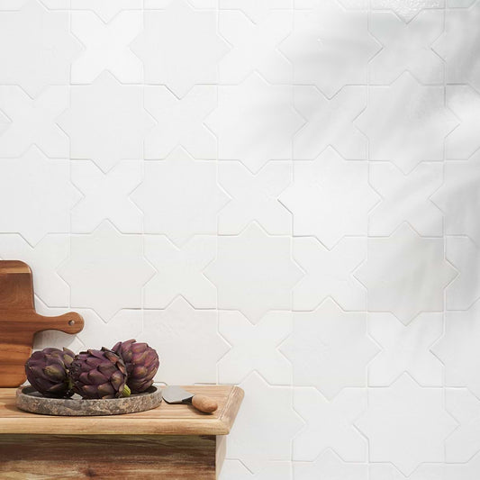 White Cross White 6" Polished