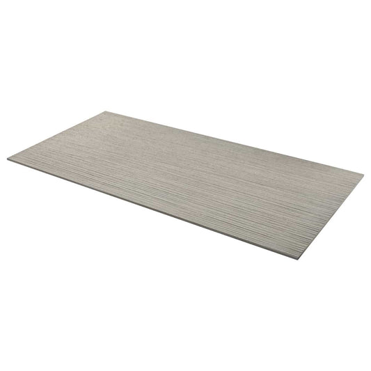 Tectonic Pleated Silver Gray 24X48 Matte