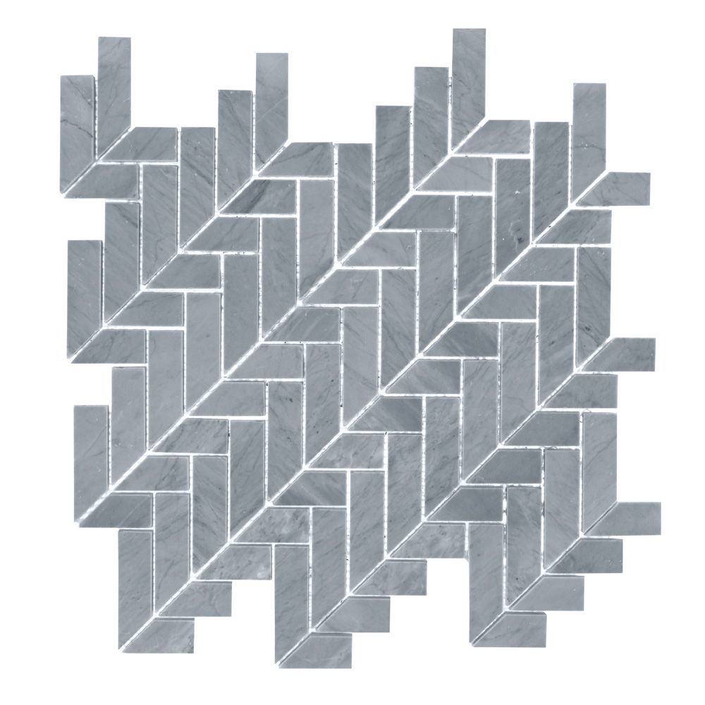 Bardiglio Mod Herringbone 11x12
