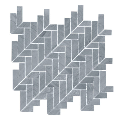 Bardiglio Mod Herringbone 11x12