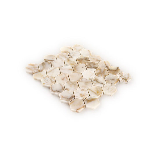 Afyon Gold 2" Hexagon 10x12