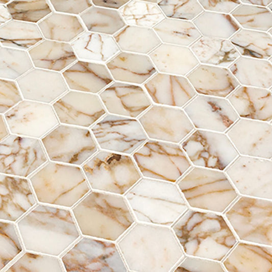 Afyon Gold 2" Hexagon 10x12