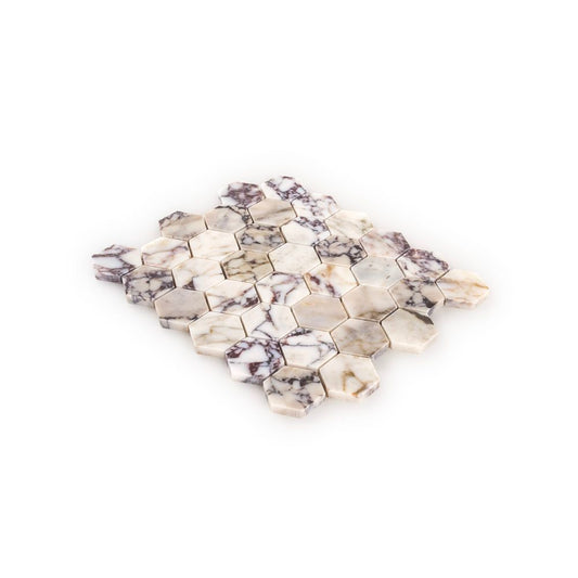 Afyon Violet 2" Hexagon 10x12