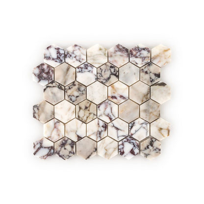 Afyon Violet 2" Hexagon 10x12