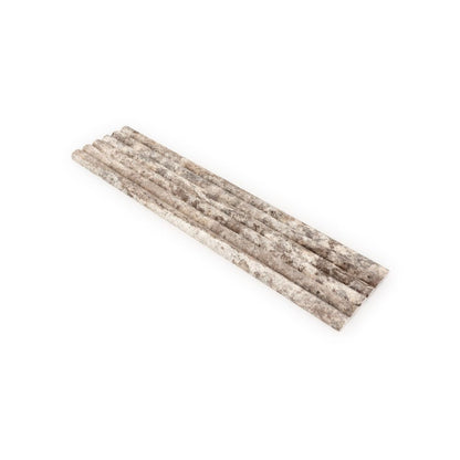 Silver Travertine Fluted 6x24