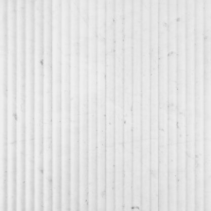 Crystal White Fluted 6x24